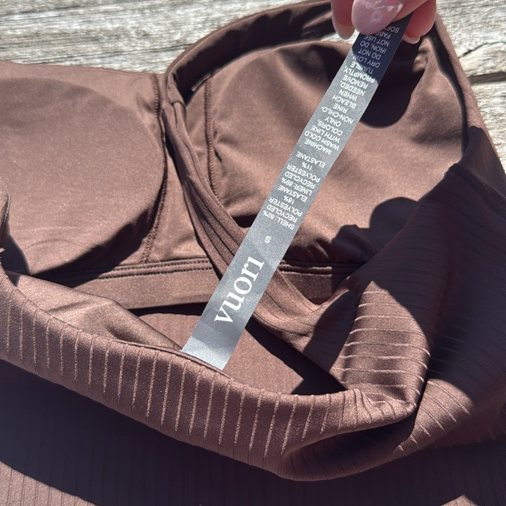 VUORI Inversion Rib Support Tank Java Brown size small NWT
Women's Rib Tank - Picture 7 of 8